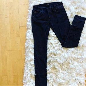 Dark blue corduroy pants